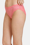 Zivame Disco Low Rise Full Coverage Bikini Panty - Tea Rose — thumbnail 5